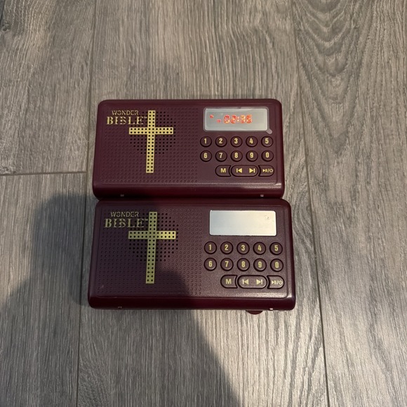 Other - Lot Of 2-Wonder Bible KJV Talking Bible Player King James Version As Seen On TV
